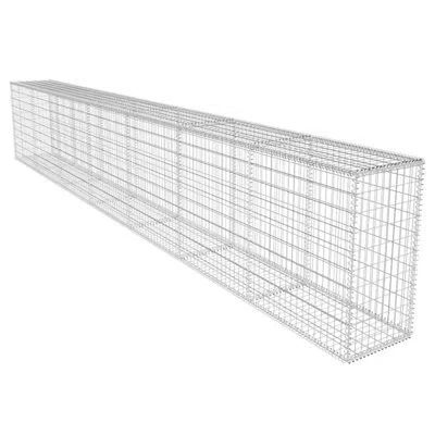 Vidaxl 39.4" H X 236.2" W Silver Galvanized Steel Lawn Edging