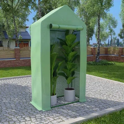 Vidaxl 39.4' W X 19.7' D Hobby Greenhouse