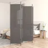 Vidaxl 4-panel Room Divider Anthracite 78.7"x78.7" Fabric
