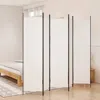 Vidaxl 5-panel Room Divider White 98.4"x78.7" Fabric