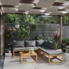 Vidaxl 6 Piece Garden Lounge Set With Cushion Solid Acacia Wood, 3057623