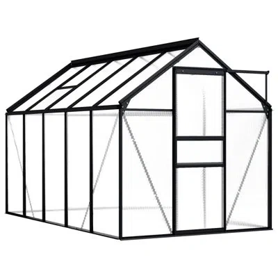 Vidaxl 6.23' W X 12.14' D Greenhouse