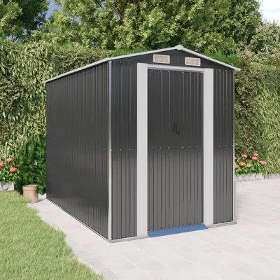 Vidaxl 6.3 Ft. W X 8.99 Ft. D Steel Traditional Storage Shed
