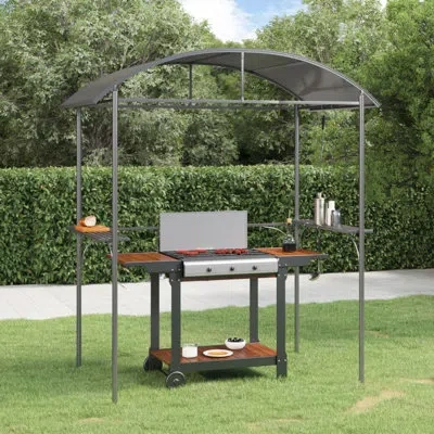 Vidaxl 7.21 Ft. W X 3.77 Ft. D Steel Grill Gazebo Gazebo