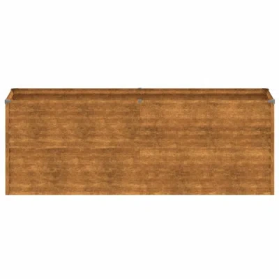 Vidaxl Almarene Metal Outdoor Raised Flower Bed In Rusty