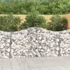 Vidaxl Arched Gabion Basket 78.7"x19.7"x39.4"/47.2" Galvanized Iron