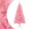 Vidaxl Artificial Christmas Tree With Stand Pink 4 Ft Pvc
