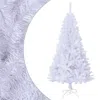 Vidaxl Artificial Christmas Tree With Thick Branches White 59.1" Pvc, 321038