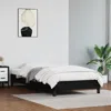 Vidaxl Bed Frame Black 39.4"x74.8" Twin Faux Leather