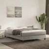 Vidaxl Bed Frame Light Gray