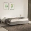 Vidaxl Bed Frame Light Gray 72"x83.9" California King Velvet