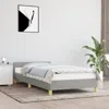 Vidaxl Bed Frame With Headboard Light Gray 39.4"x79.9" Twin Xl Fabric