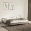 Vidaxl Bed Frame With Headboard Light Gray 76"x79.9" King Velvet