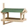 Vidaxl Bird Feeder Solid Wood 13.8"x11.6"x8.3", 314818