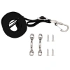 Vidaxl Black Fabric Hardware For Canopy In Black