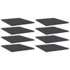 Vidaxl Bookshelf Boards 8 Pcs Gray 15.7"x19.7"x0.6" Chipboard, 805191