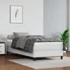 Vidaxl Box Spring Bed Frame White 39.4"x79.9" Twin Xl Faux Leather