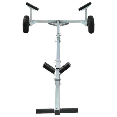 Vidaxl Capacity Platform Dolly In Silver