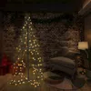 Vidaxl Christmas Cone Tree 240 Leds Indoor And Outdoor 45.3"x59.1"