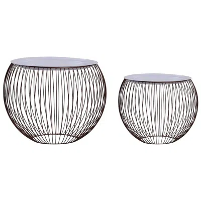 Vidaxl Coffee Table 2 Pcs Gold, 287660 In Gray