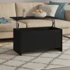 Vidaxl Coffee Table Black 40.2"x21.9"x20.7" Engineered Wood