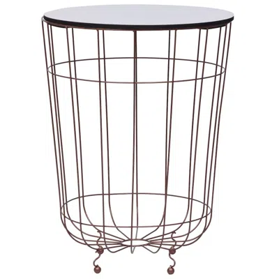 Vidaxl Coffee Table Gold Ã˜ 15.7", 287664 In Black