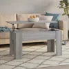 Vidaxl Coffee Table Gray Sonoma 39.8"x19.3"x20.5" Engineered Wood