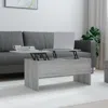 Vidaxl Coffee Table Gray Sonoma 40.2"x19.9"x18.3" Engineered Wood
