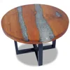 Vidaxl Coffee Table Teak Resin 23.6", 243466