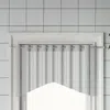 Vidaxl Curtain Rails 2 Pcs White And Silver 35.4"-51.2" Aluminum
