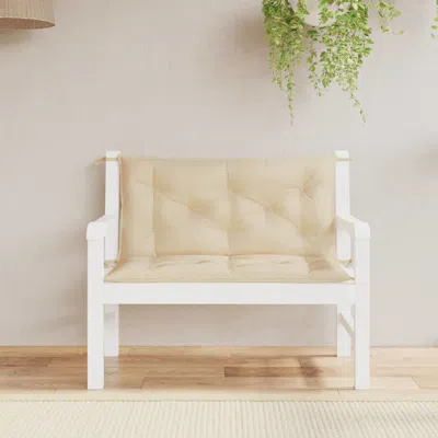 Vidaxl Cushion For Swing Chair Beige 39.4" Fabric, 314995 In Neutral