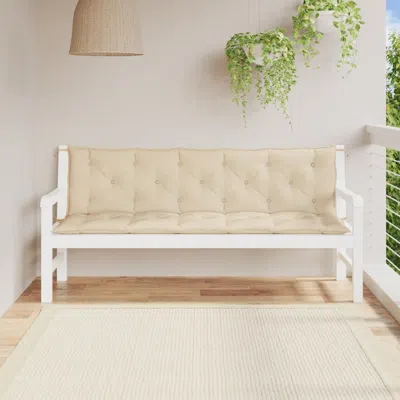 Vidaxl Cushion For Swing Chair Beige 70.9" Fabric, 315031 In Neutral