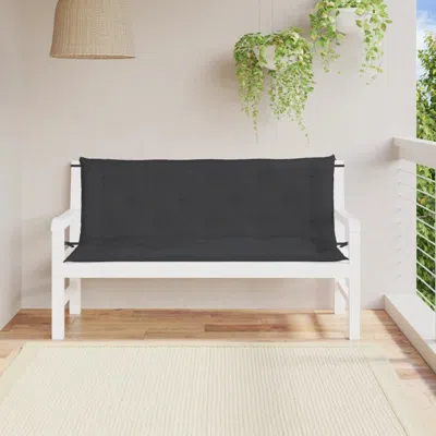 Vidaxl Cushion For Swing Chair Black 59.1" Fabric, 315023