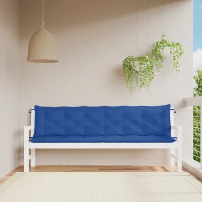 Vidaxl Cushion For Swing Chair Blue 78.7" Fabric, 315050 In White