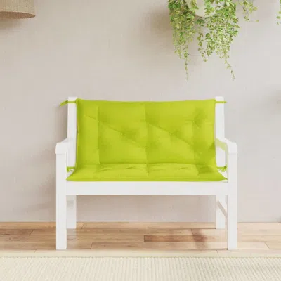 Vidaxl Cushion For Swing Chair Bright Green 39.4" Fabric, 315003