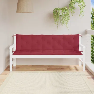 Vidaxl Cushion For Swing Chair Wine Red 70.9" Fabric, 315037