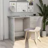 Vidaxl Desk Concrete Gray 39.4"x19.7"x29.9" Chipboard, 801084