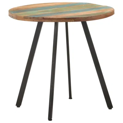 Vidaxl Dining Table 31.5" Solid Reclaimed Wood, 320484 In Multi
