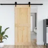 Vidaxl Door Narvik 35.4"x82.7" Solid Wood Pine
