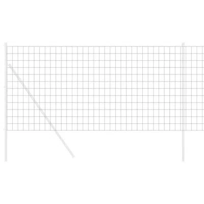 Vidaxl Euro Fence Gray 39.4" X 393.7" Pvc-coated Iron