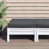 Vidaxl Floor Pallet Cushion 23.6"x23.6"x2.4" Anthracite Fabric, 315076