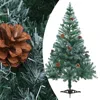 Vidaxl Frosted Christmas Tree With Pinecones 59.1", 60177