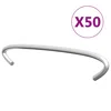 Vidaxl Gabion Hooks 50 Pcs Galvanized Steel 3.9", 145615