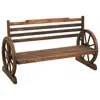 Vidaxl Garden Bench 44.1" Solid Firwood, 313891