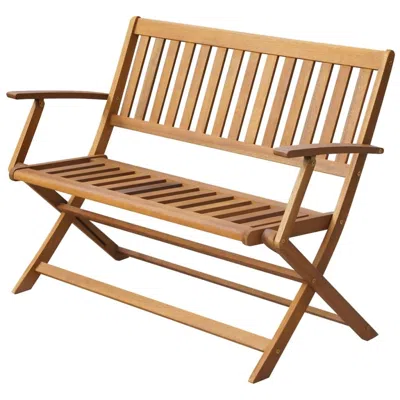 Vidaxl Garden Bench 47.2" Solid Acacia Wood, 44132 In Brown