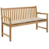 Vidaxl Garden Bench Cushion Cream 59"x19.7"x1.18", 43199