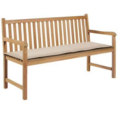 Vidaxl Garden Bench Cushion Cream 59"x19.7"x1.18", 43199 In Brown
