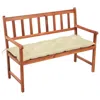 Vidaxl Garden Bench With Cushion 47.2" Solid Acacia Wood 3785