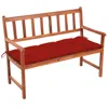 Vidaxl Garden Bench With Cushion 47.2" Solid Acacia Wood 3789