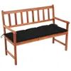 Vidaxl Garden Bench With Cushion 47.2" Solid Acacia Wood 3790